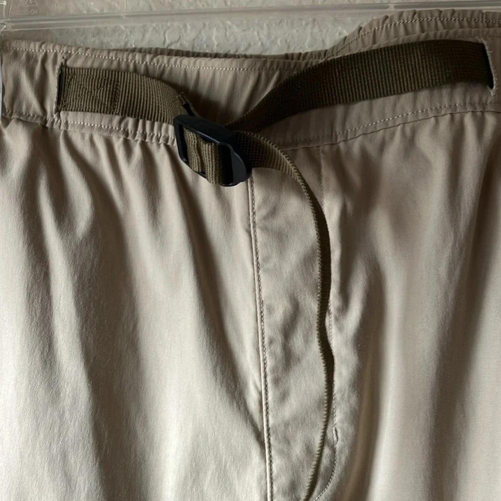 The North Face Relaxed-Fit Class V Tan & Brown Belted Hiking Pants mens XL